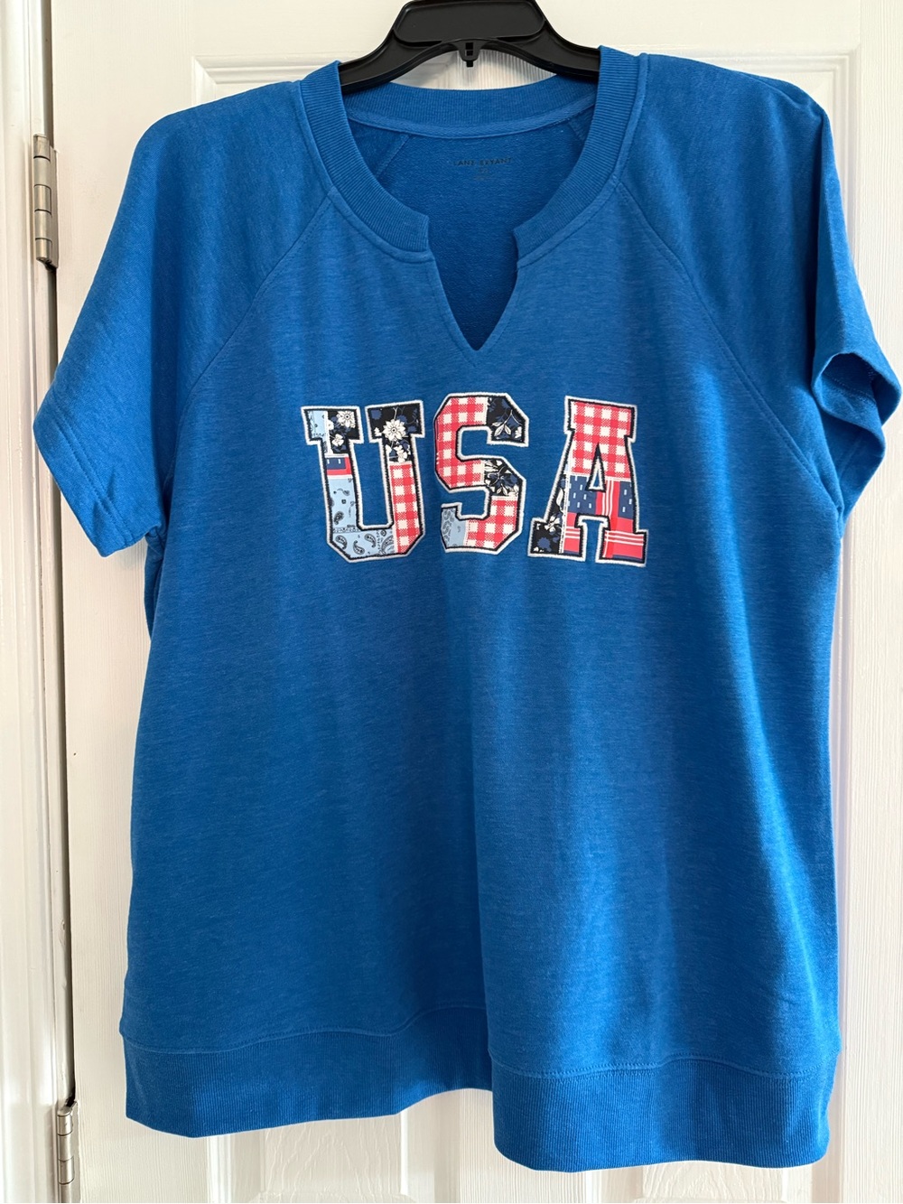 Lane Bryant Blue Women’s USA Graphic Tee
